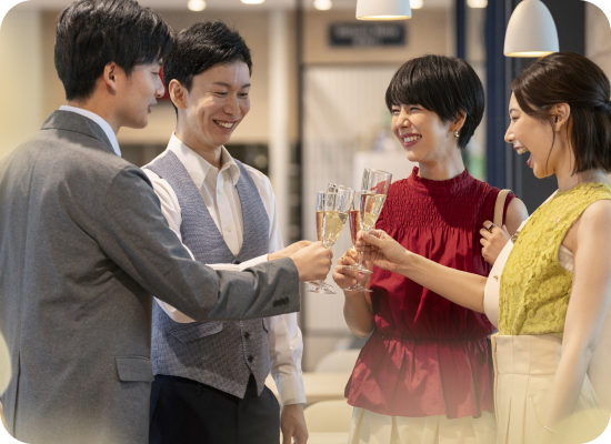 イベントで交流する人たち